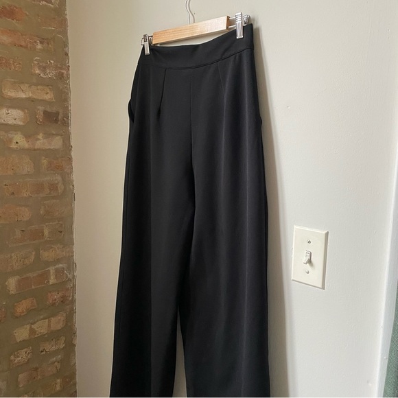 H&M Black Wide-Leg Pants size S - Picture 9 of 10